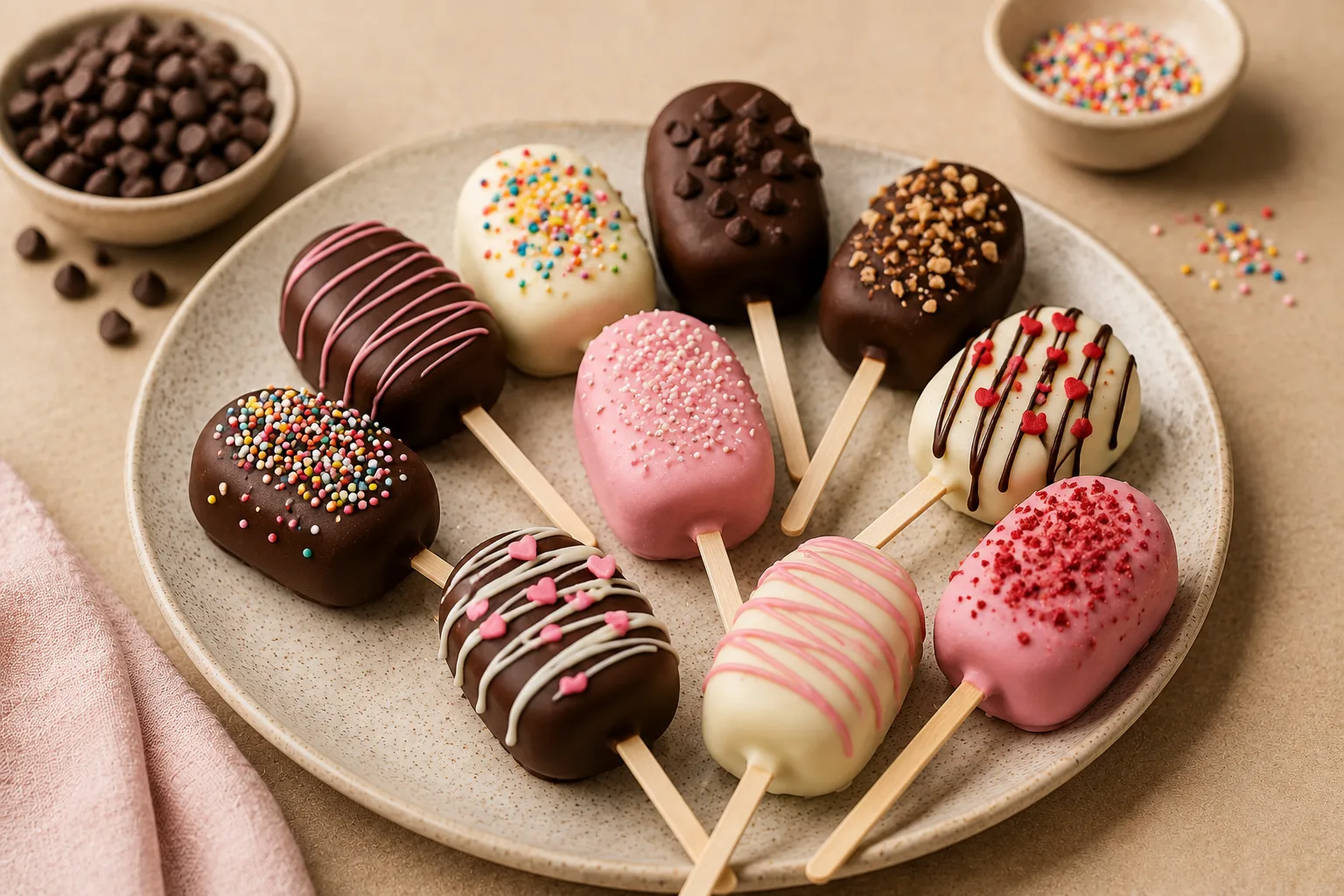 Cake Popsicles